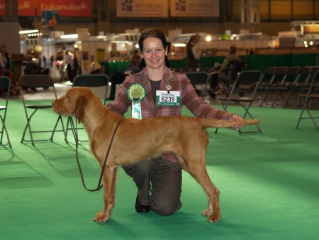 Breha wins Best Bitch at CRUFTS 2012